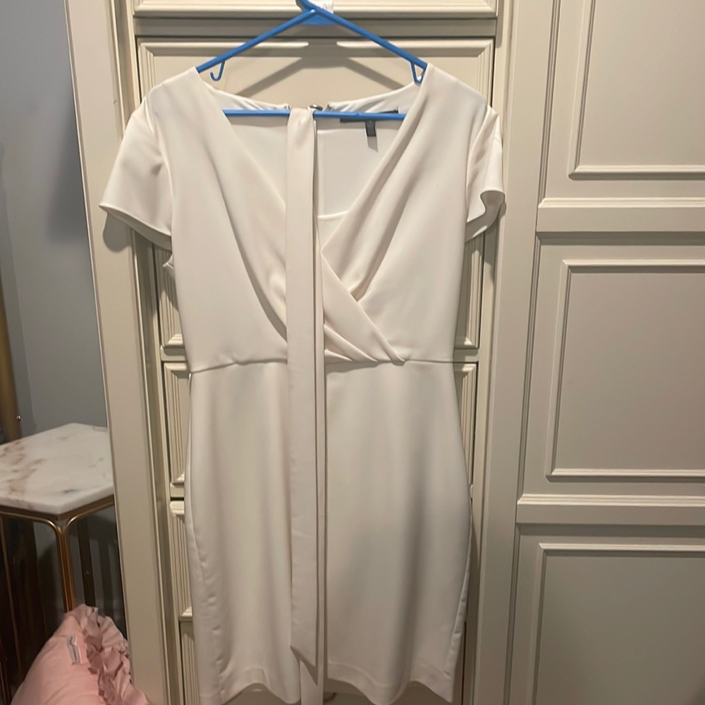 White House black market tie dress perfect for work